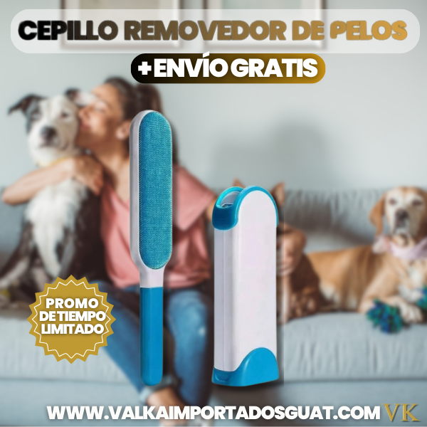 CEPILLO REMOVEDOR DE PELOS + ENVÍO GRATIS