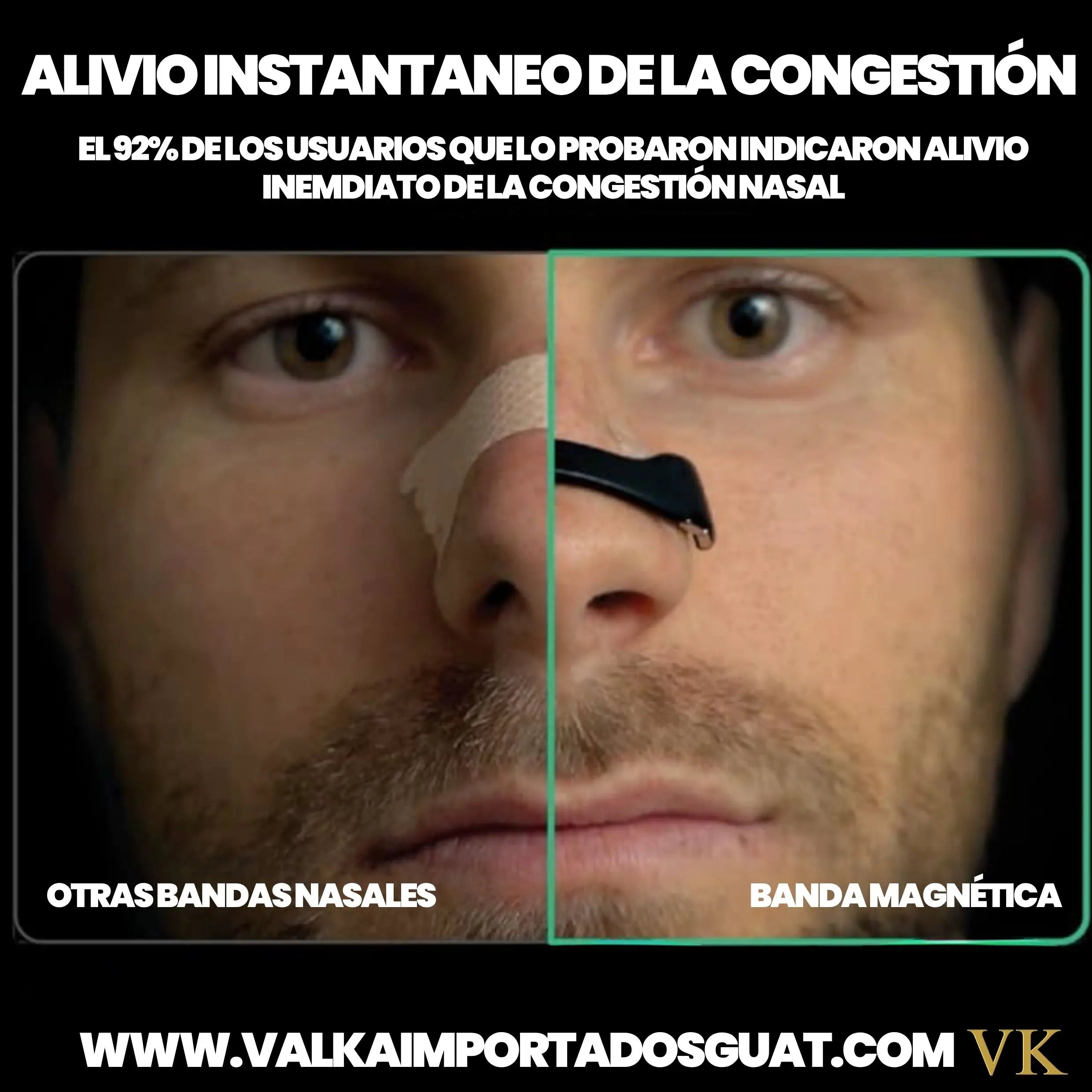 BANDA NASAL MAGNÉTICA ALIVIO INMEIDATO X30 TIRAS + ENVÍO GRATIS