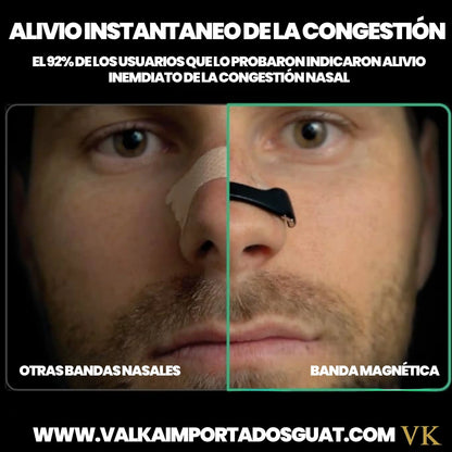BANDA NASAL MAGNÉTICA ALIVIO INMEIDATO X30 TIRAS + ENVÍO GRATIS