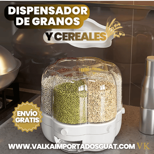 DISPENSADOR DE GRANOS + ENVÍO GRATIS