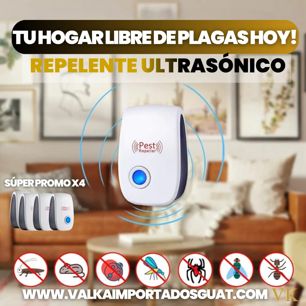 REPELENTES ULTRASONICOS (X4, X6 Ó X8 UNIDADES)+ ENVÍO GRATIS