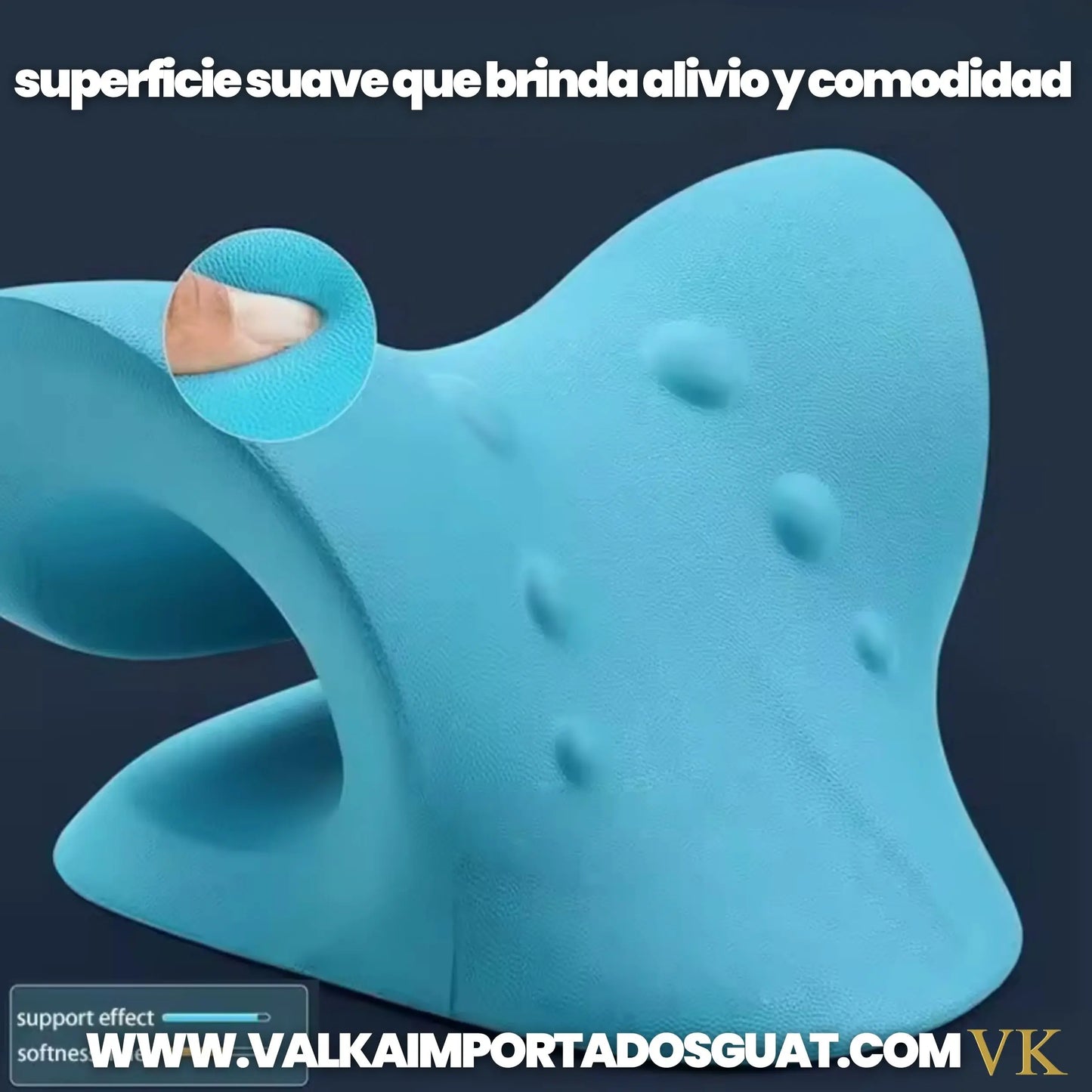 ALMOHADA PROFESIONAL PARA COLUMNA CERVICAL + ENVÍO GRATIS