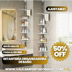 ORGANIZADOR DE BAÑO AJUSTABLE + ENVÍO GRATIS
