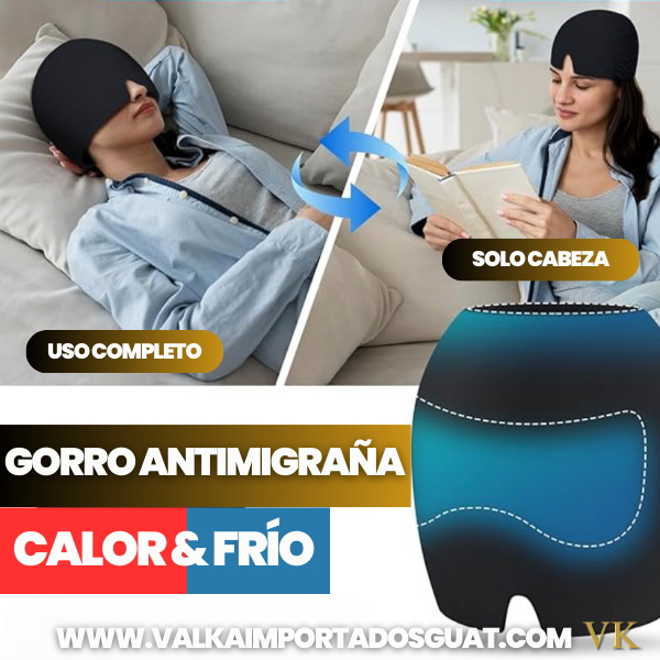 GORRO ANTIMIGRAÑA + ENVÍO GRATIS