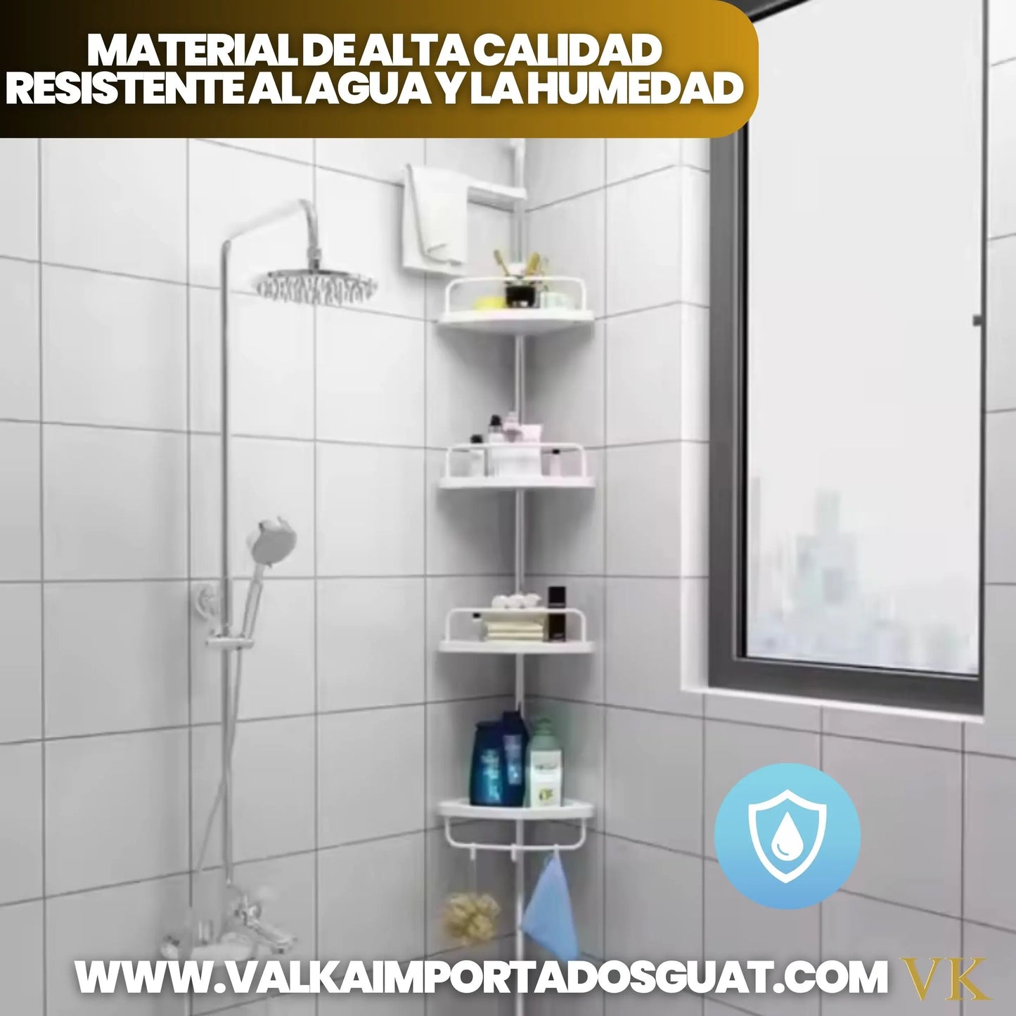 ORGANIZADOR DE BAÑO AJUSTABLE + ENVÍO GRATIS