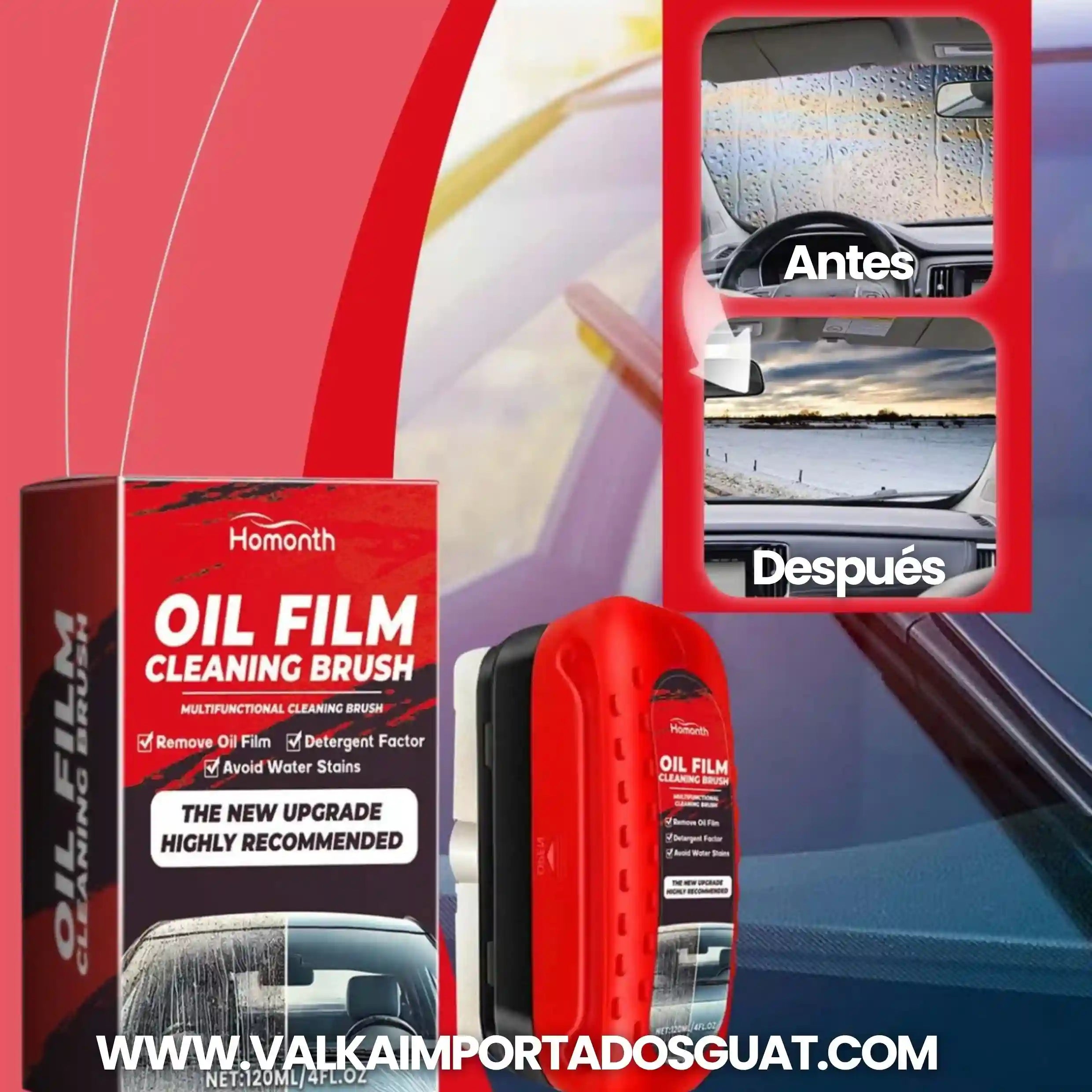 OIL FILM - REPELENTE DE AGUA E IMPUREZAS 2X1 + ENVÍO GRATIS