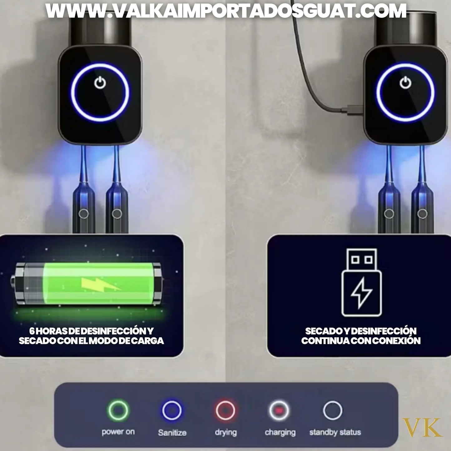 ESTERILIZADOR DE CEPILLOS + ENVÍO GRATIS