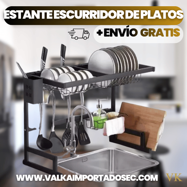 ESTANTERÍA ESCURRIDOR + ENVÍO GRATIS