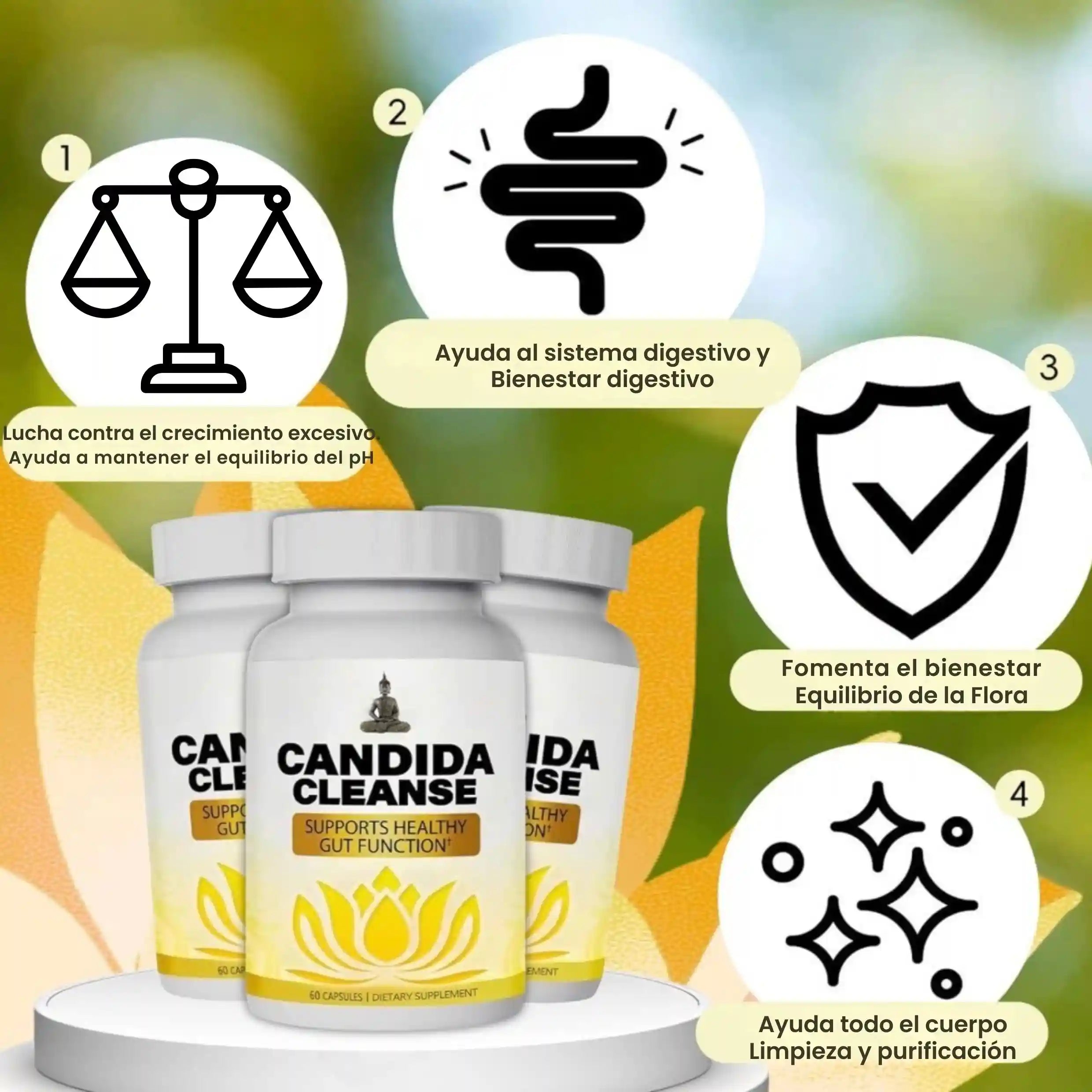 CANDIDA CLEANSE + ENVIO GRATIS