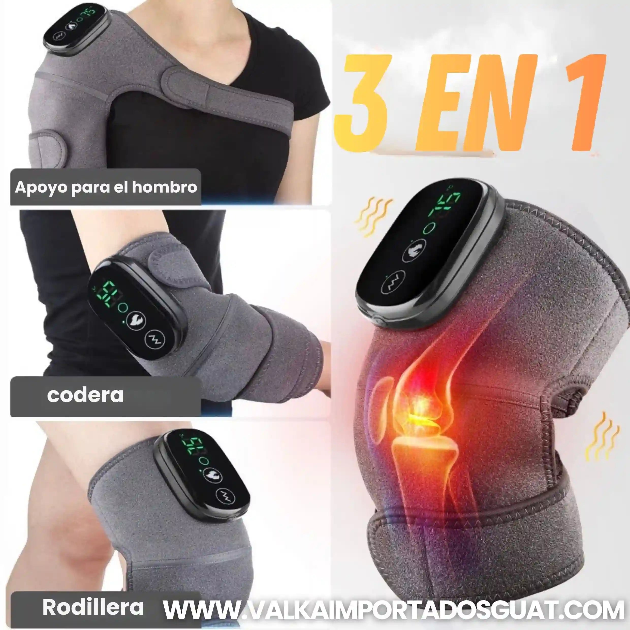 MASAJEADOR TÉRMICO MULTIUSOS + ENVÍO GRATIS