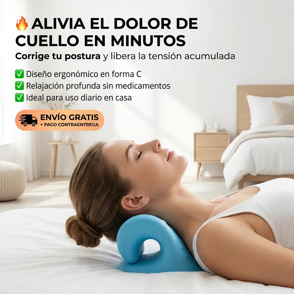 ALMOHADA PROFESIONAL PARA COLUMNA CERVICAL + ENVÍO GRATIS