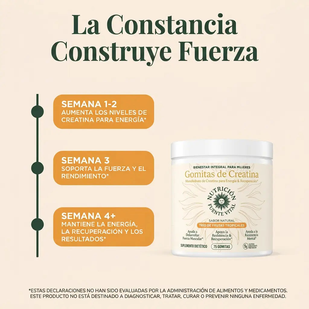 GOMITAS DE CREATINA + ENVÍO GRATIS